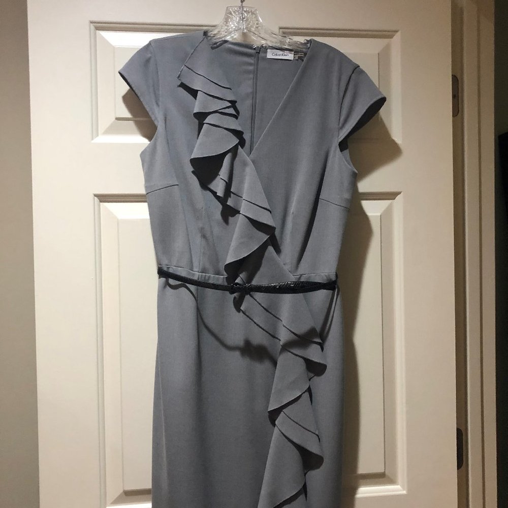 Calvin Klein Ruffled Dress